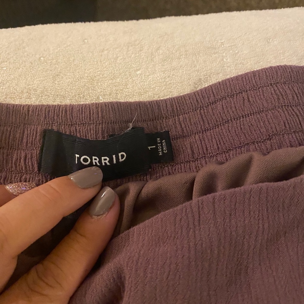 Torrid light purple dress pants